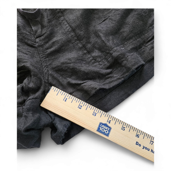 Lou & Gray Black Women's Linen Blend Shorts Size Small - Picture 3 of 5